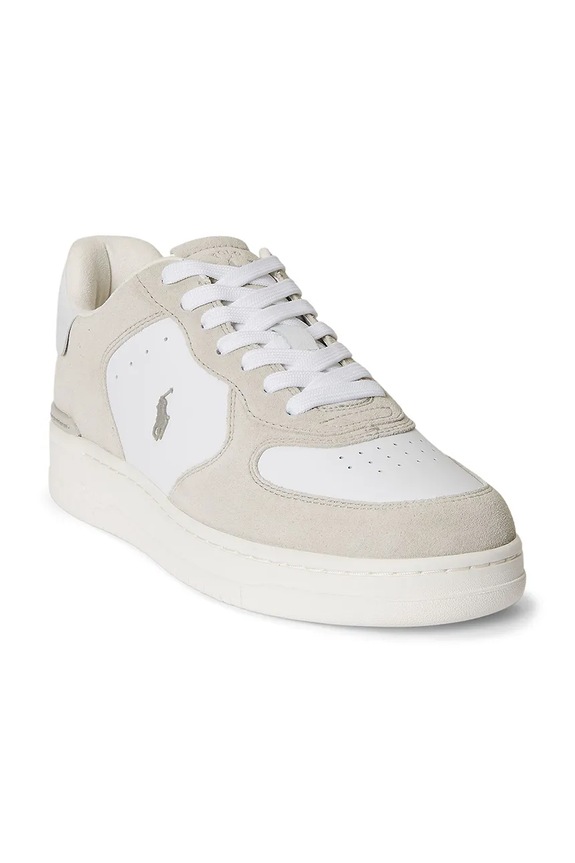 Polo Ralph Lauren Masters Crt sneakers δερμάτινα 809P07174001.999 μπεζ SS26