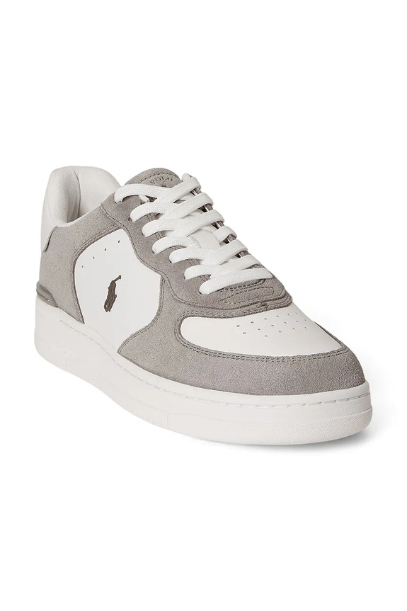 Polo Ralph Lauren Masters Crt sneakersy skórzane 809P07174002.020 szary SS26