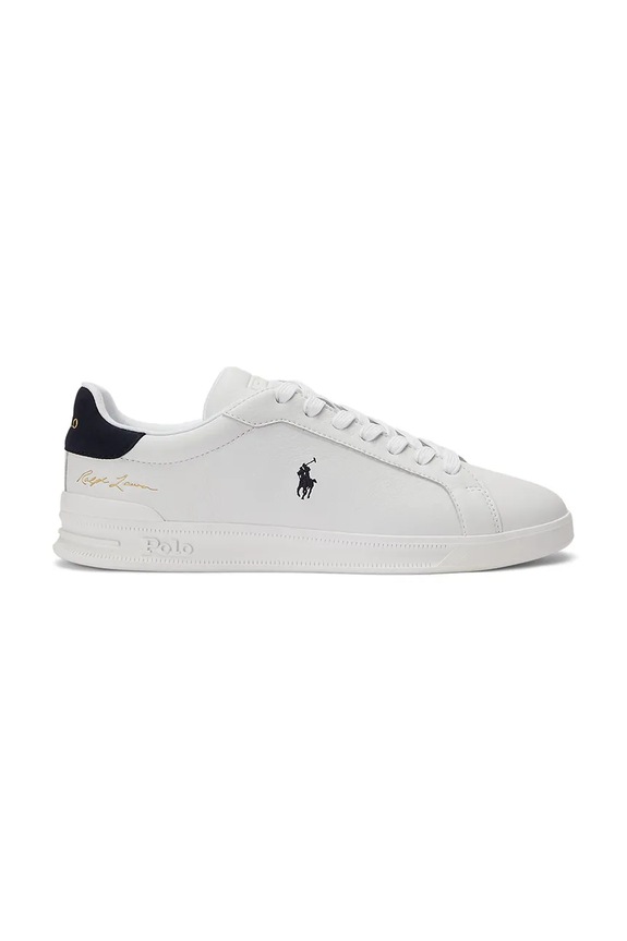 Polo Ralph Lauren Hrt Crt II sneakerși din piele alb 809P10044002.999