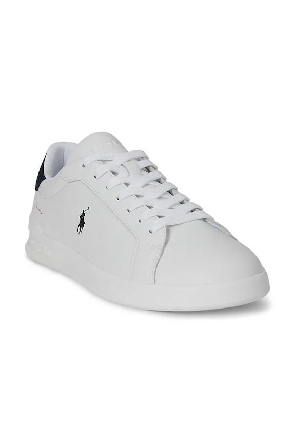 Polo Ralph Lauren Hrt Crt II sneakerși din piele 809P10044002.999 alb SS26