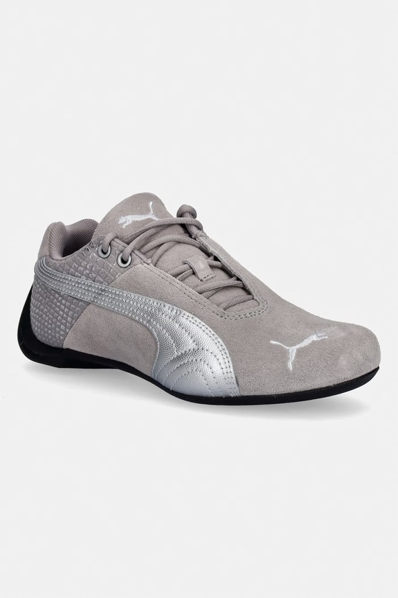 Puma sneakersy zamszowe Future Cat Emboss niska szary 405283