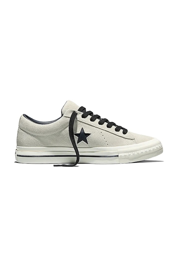 Tenisice od brušene kože Converse One Star 95 ravni bež A16028C