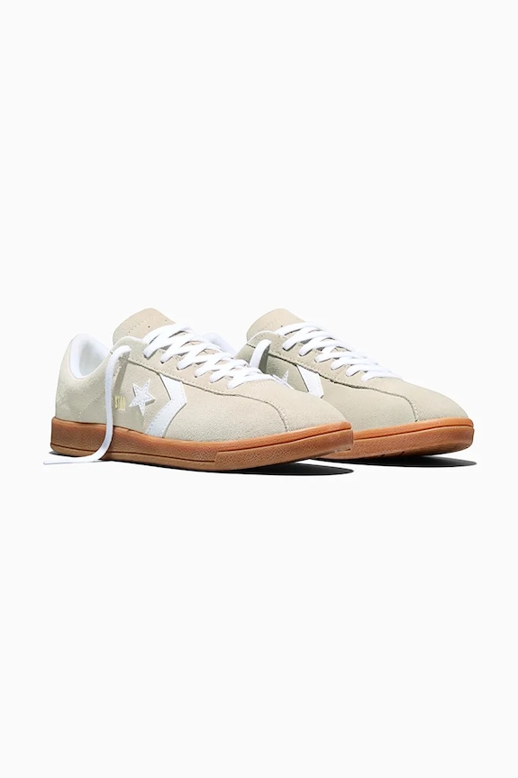 Tenisice od brušene kože Converse All Star Classic Trainer A16031C bež SS26