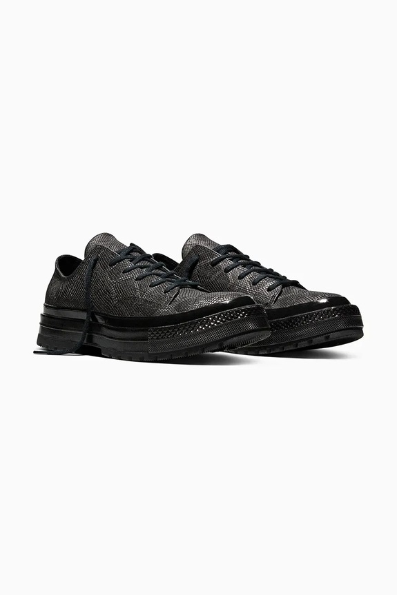 Converse teniși de piele Chuck 70 National A16629C negru SS26