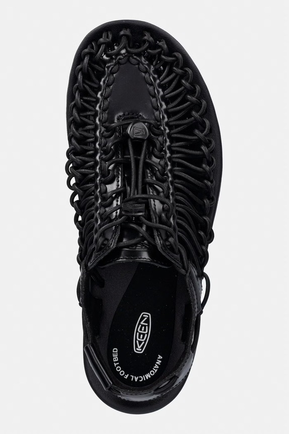 Keen Uneek Leather sandały z zakrytymi palcami czarny 1032097