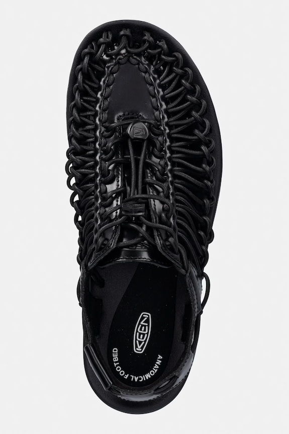 Keen Uneek Leather sandały z zakrytymi palcami czarny 1032097
