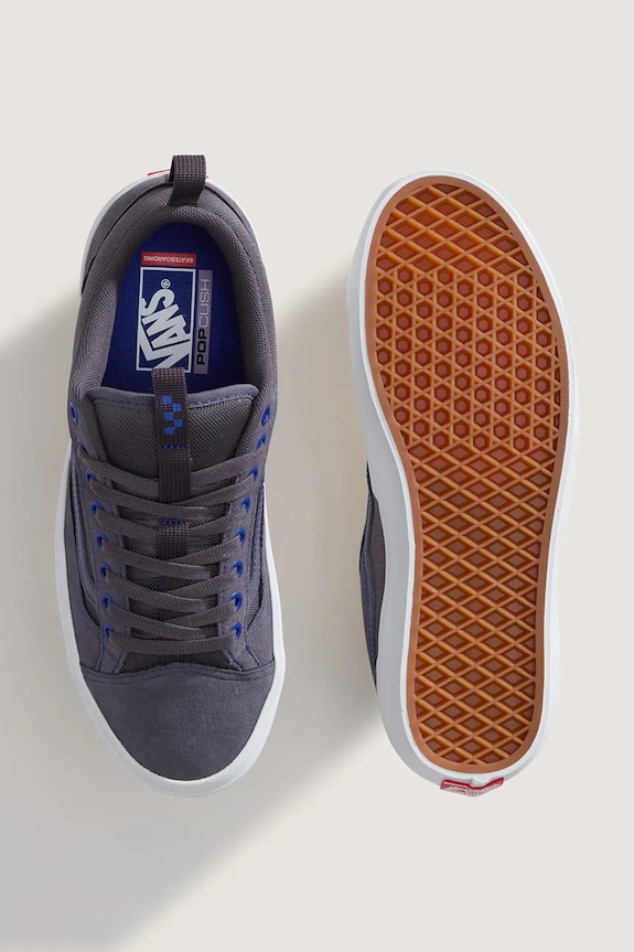 Vans Skate Old Skool 36 teniși piele întoarsă gri VN000D5RFRX1