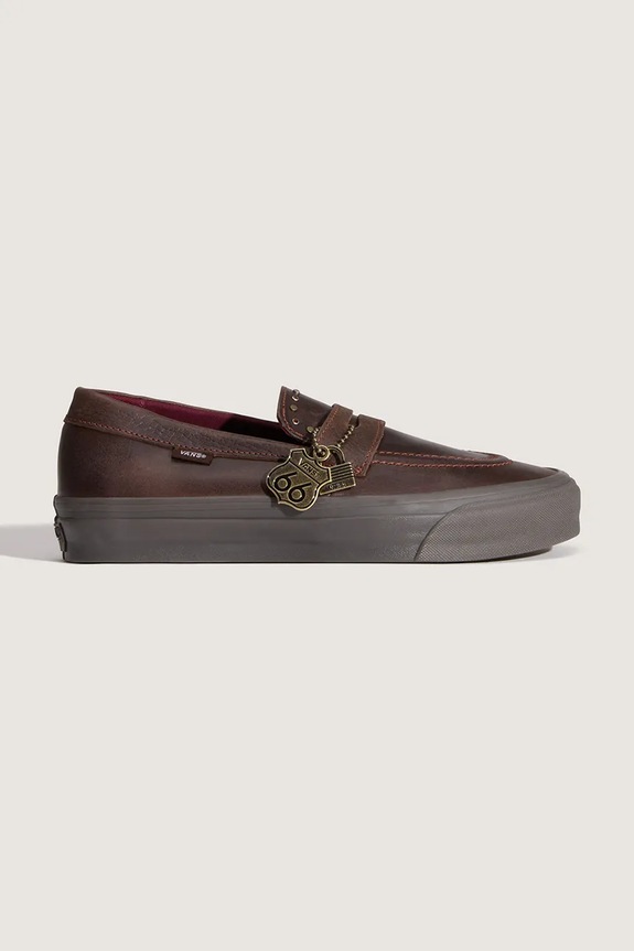 Vans mocasini din piele LX Loafer 53 maro VN000VATDMV1