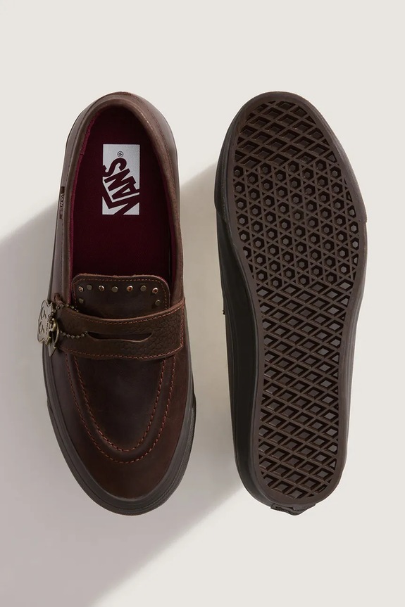Vans mocasini din piele LX Loafer 53 maro VN000VATDMV1