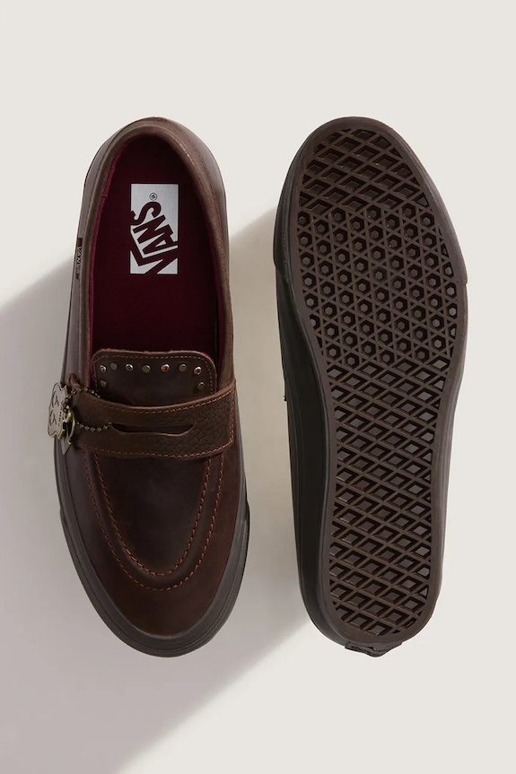 Vans mocasini din piele LX Loafer 53 maro VN000VATDMV1
