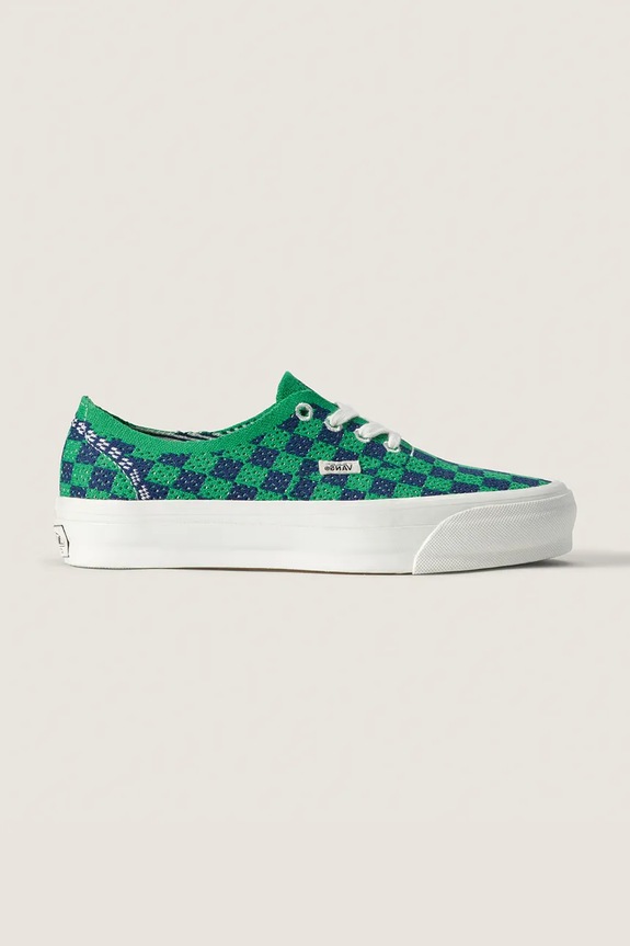 Vans LX Premium Authentic 44 EK Checkerboard tenisky zelená VN000EJC5W31