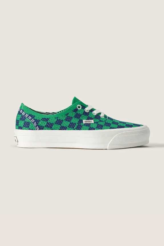 Vans LX Premium Authentic 44 EK Checkerboard tenisky zelená VN000EJC5W31