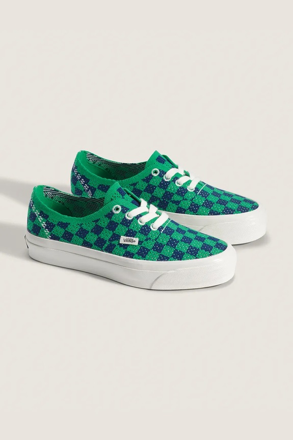 Vans LX Premium Authentic 44 EK Checkerboard tenisky VN000EJC5W31 zelená SS26
