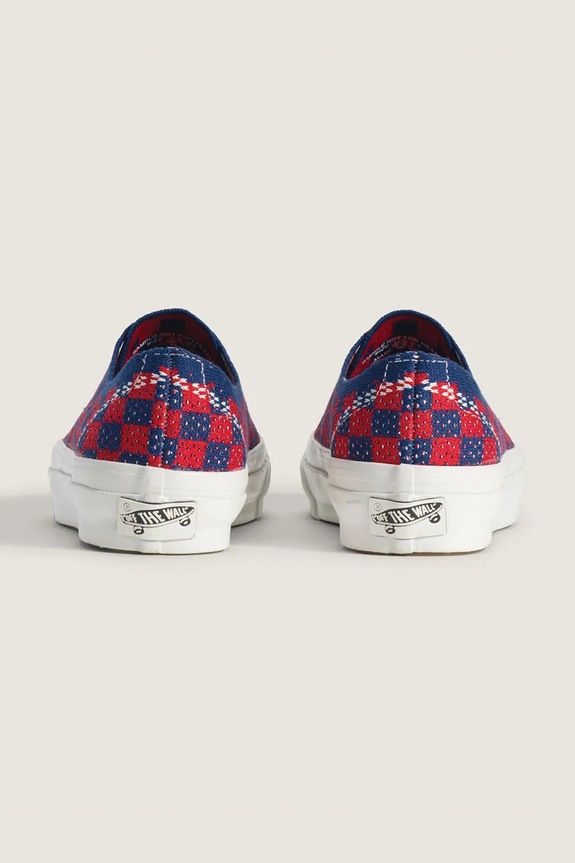 Obuv Vans LX Premium Authentic 44 EK Checkerboard tenisky VN000EJCRDB1 červená
