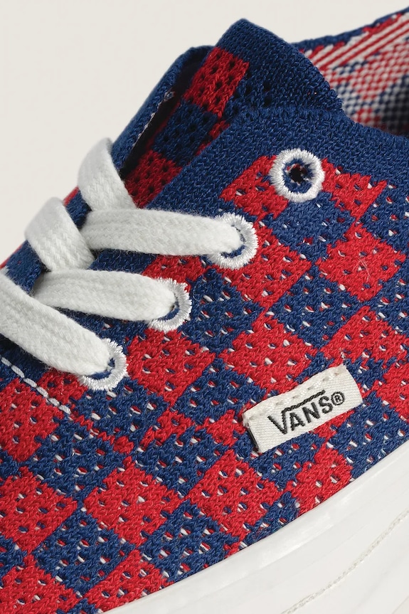 Vans LX Premium Authentic 44 EK Checkerboard tenisky VN000EJCRDB1 červená