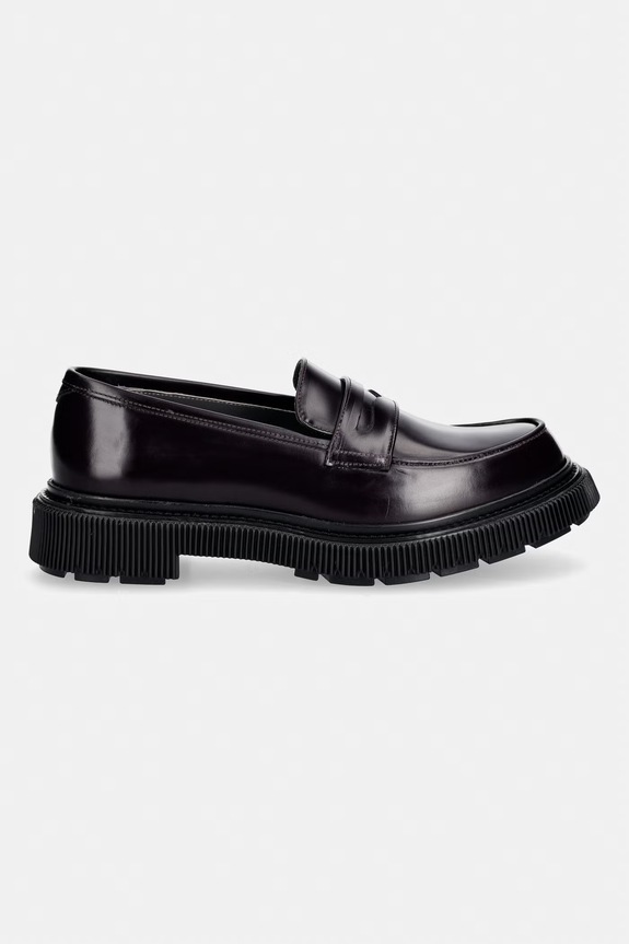 Кожаные мокасины ADIEU Type 159 Type.159 фиолетовой SS26
