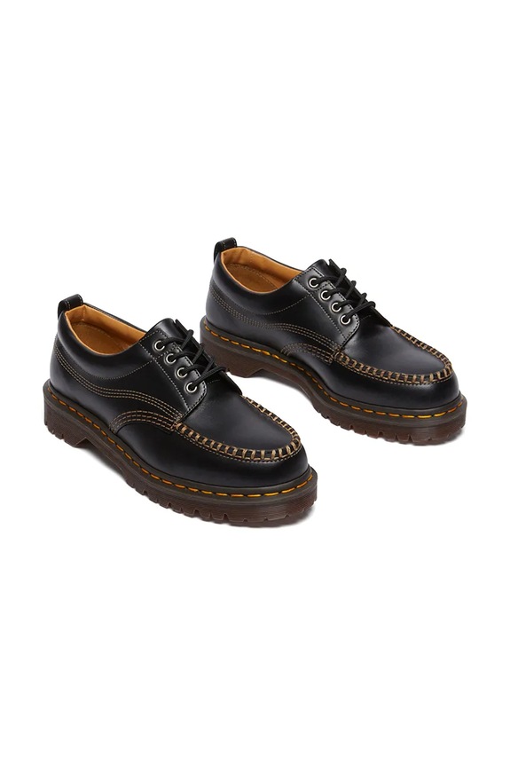Dr. Martens półbuty skórzane Lowell DM31816001 czarny SS26