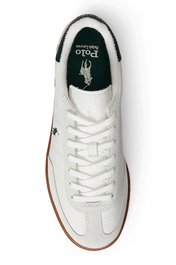 Încălțăminte Polo Ralph Lauren Bedford Pp sneakers din piele 809973701006 alb