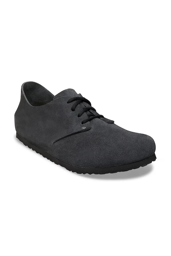 Birkenstock Maine scarpe tacchi piatti in scamoscio 1031727. grigio SS26