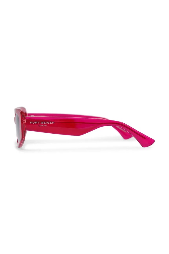 Doplnky Kurt Geiger London slnečné okuliare dámske Kensington 5509152679 burgundské
