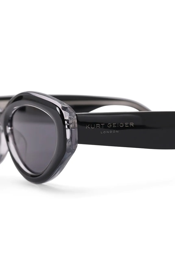 Kurt Geiger London slnečné okuliare typ mačacieho oka dámske Kensington čierna 5509909679