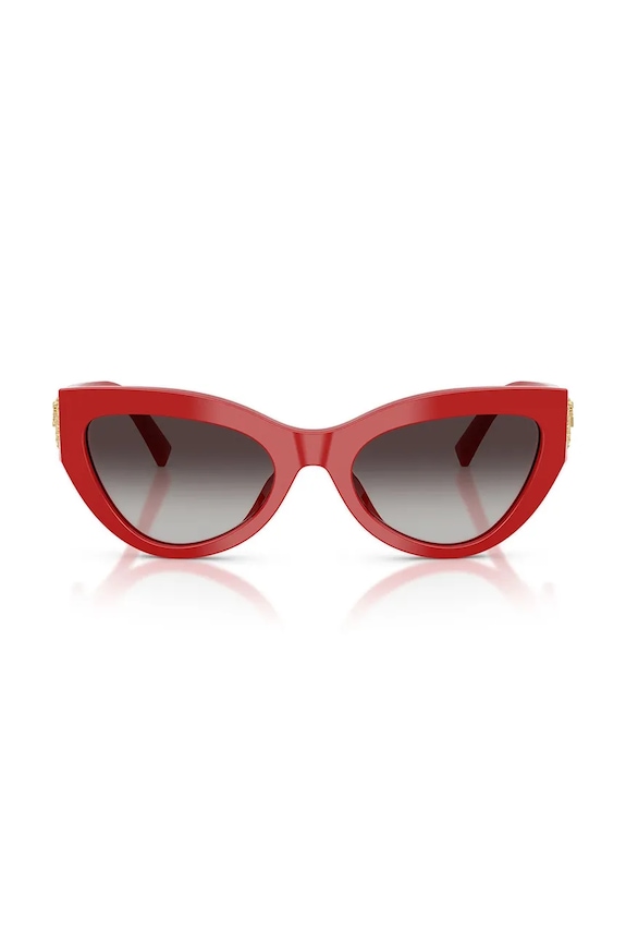 Akcesoria Dolce & Gabbana okulary przeciwsłoneczne kocie oczy damskie 0DG4536 czerwony