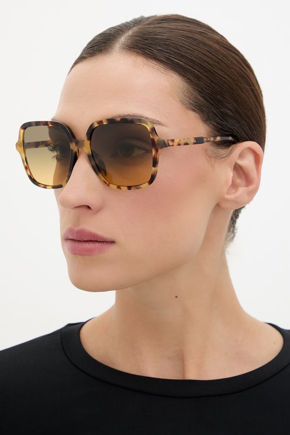 Dolce & Gabbana ochelari de soare rotunzi pentru femei galben 0DG4539