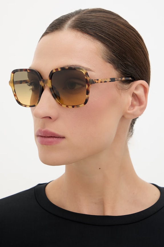 Dolce & Gabbana ochelari de soare rotunzi pentru femei galben 0DG4539