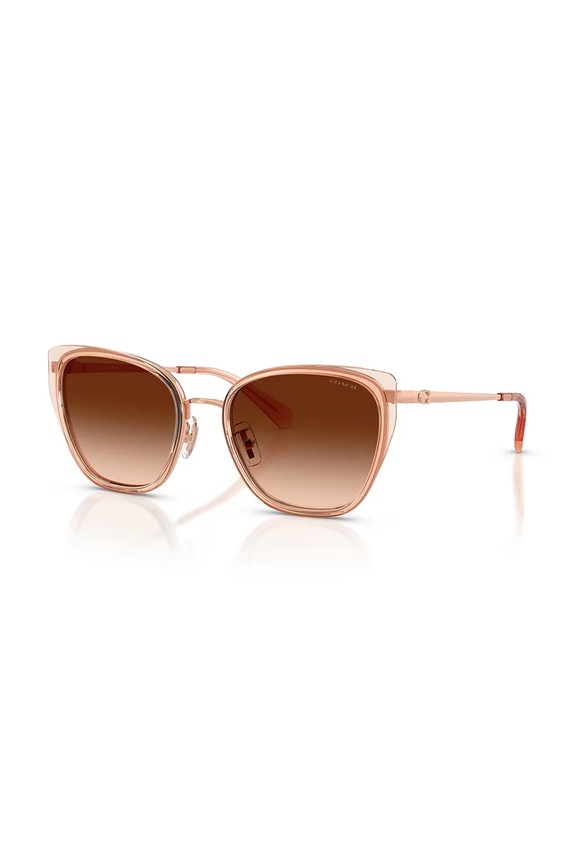 Coach ochelari de soare cat eye pentru femei 0HC7187 portocaliu SS26