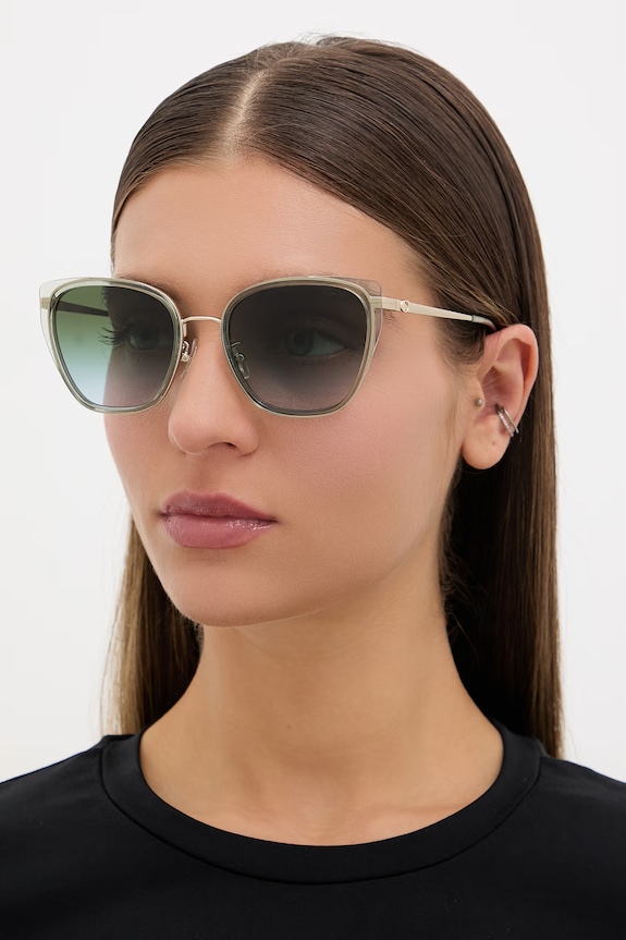 Coach ochelari de soare cat eye pentru femei aur 0HC7187