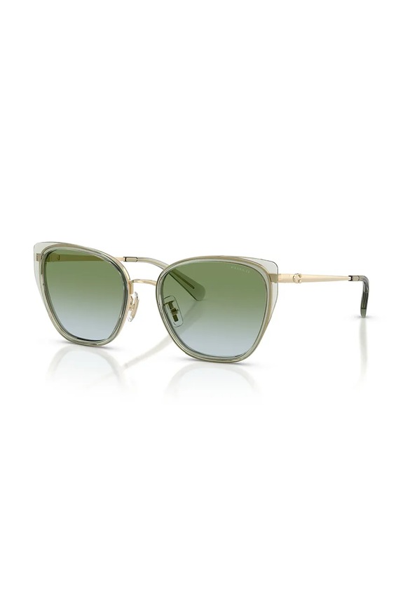 Coach ochelari de soare cat eye pentru femei 0HC7187 aur SS26