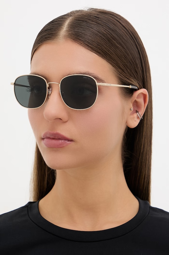 Jimmy Choo ochelari de soare pentru femei aur 0JC4025B