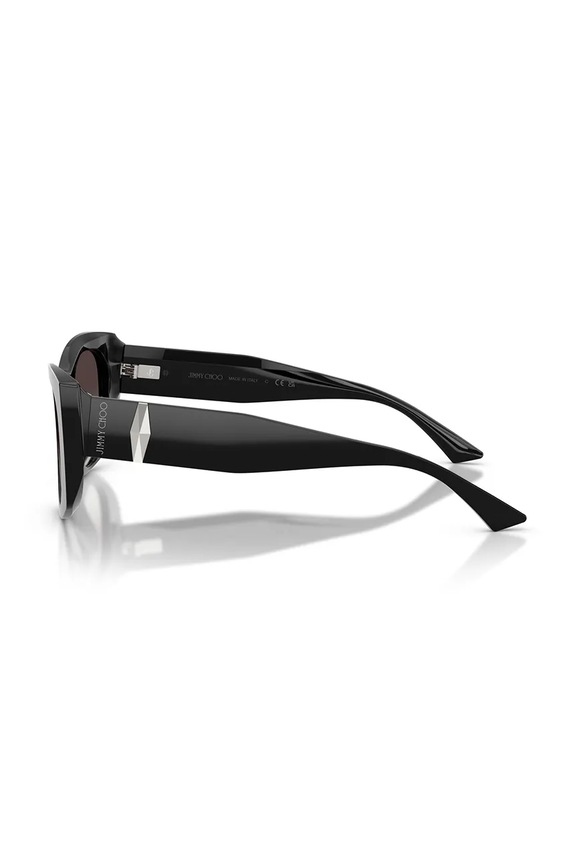 Jimmy Choo okulary przeciwsłoneczne kocie oczy damskie czarny 0JC5066U