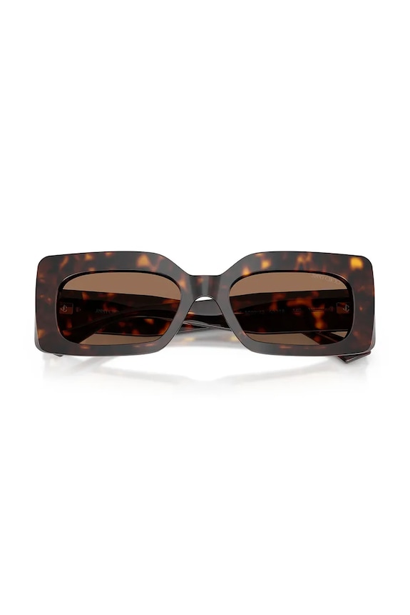 Jimmy Choo okulary przeciwsłoneczne damskie 0JC5067 brązowy