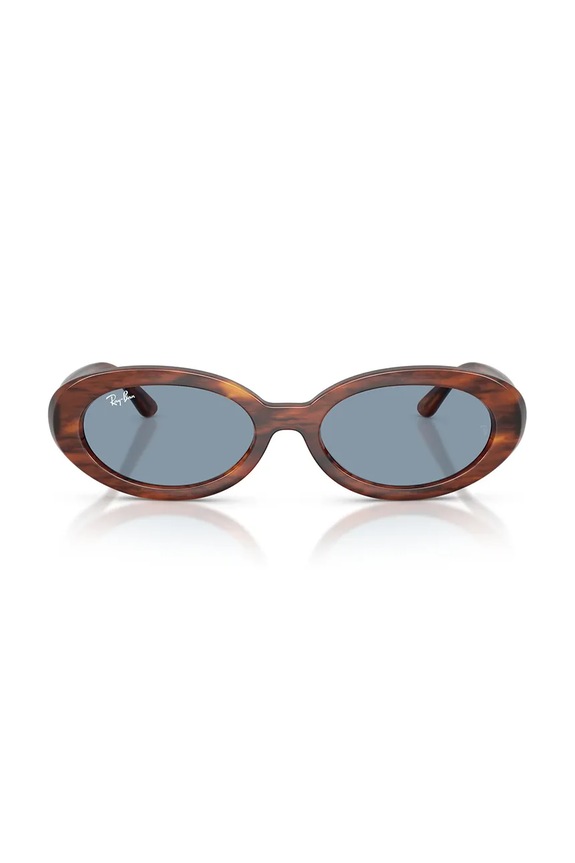 Akcesoria Ray-Ban okulary przeciwsłoneczne damskie 0RB2223 brązowy