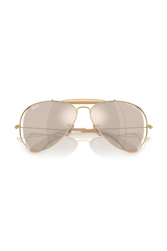 Ray-Ban okulary przeciwsłoneczne pilotki damskie RAY-BAN X DOLCE&GABBANA 0RB3029M beżowy