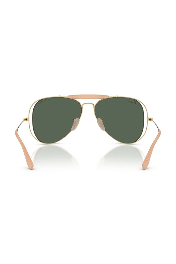 Ray-Ban okulary przeciwsłoneczne pilotki damskie RAY-BAN X DOLCE&GABBANA 0RB3029M złoty