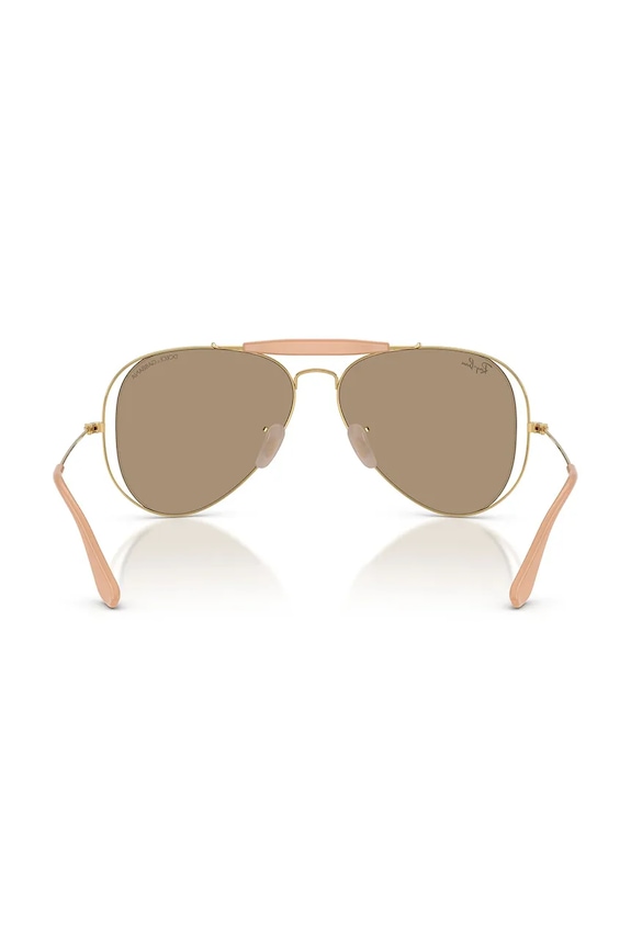 Ray-Ban okulary przeciwsłoneczne pilotki damskie RAY-BAN X DOLCE&GABBANA pomarańczowy 0RB3029M