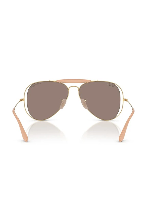 Ray-Ban okulary przeciwsłoneczne pilotki damskie RAY-BAN X DOLCE&GABBANA złoty 0RB3029M
