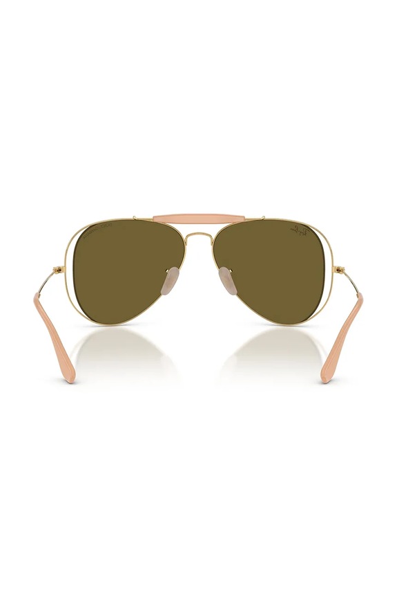 Ray-Ban okulary przeciwsłoneczne pilotki damskie RAY-BAN X DOLCE&GABBANA 0RB3029M złoty