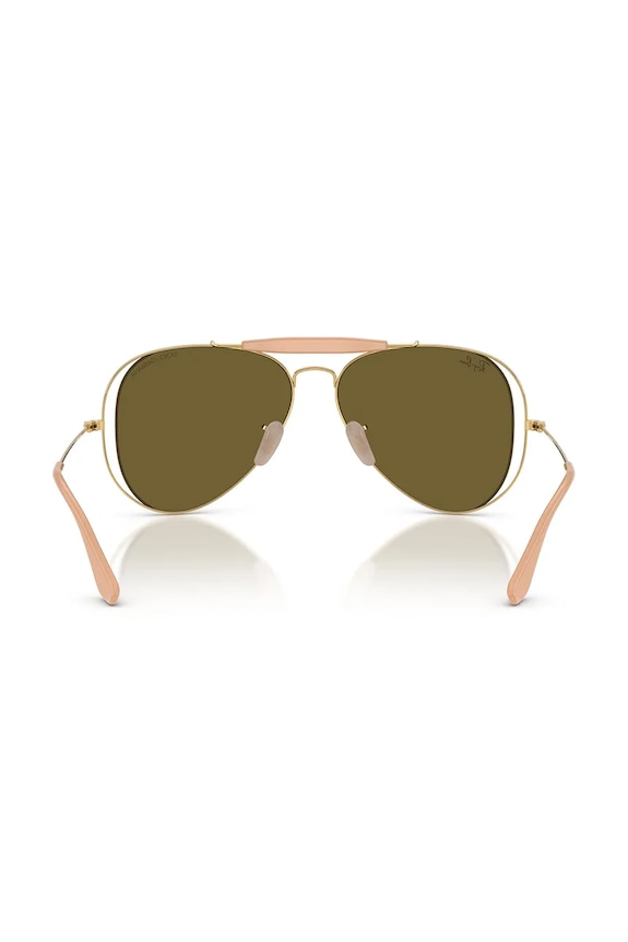 Ray-Ban okulary przeciwsłoneczne pilotki damskie RAY-BAN X DOLCE&GABBANA 0RB3029M złoty