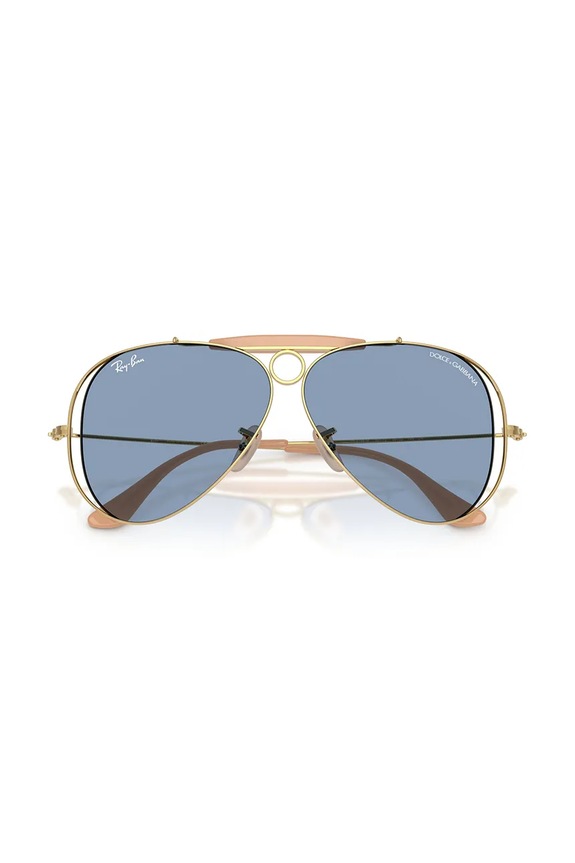 Ray-Ban okulary przeciwsłoneczne damskie RAY-BAN X DOLCE&GABBANA 0RB3138M niebieski