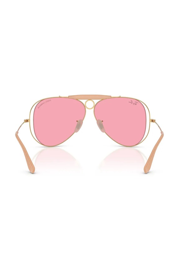 Ray-Ban okulary przeciwsłoneczne damskie RAY-BAN X DOLCE&GABBANA 0RB3138M złoty