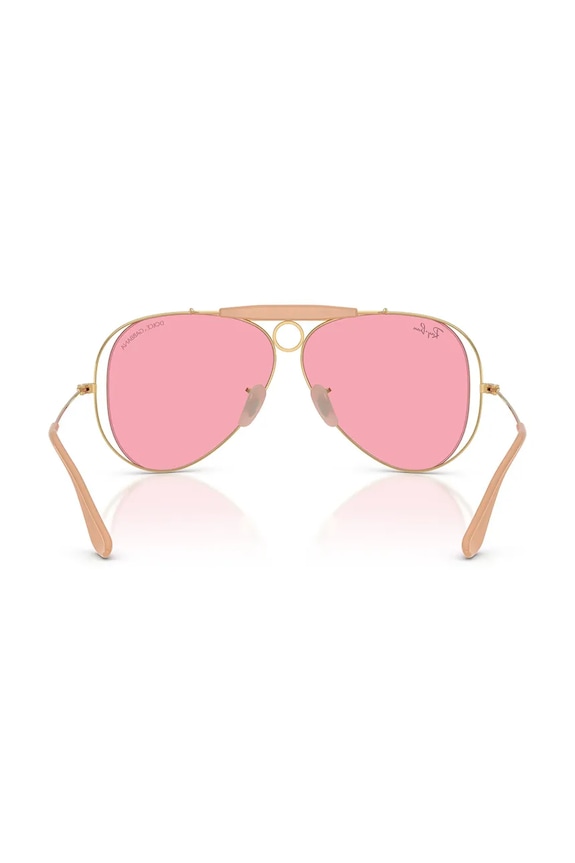 Ray-Ban okulary przeciwsłoneczne damskie RAY-BAN X DOLCE&GABBANA 0RB3138M złoty