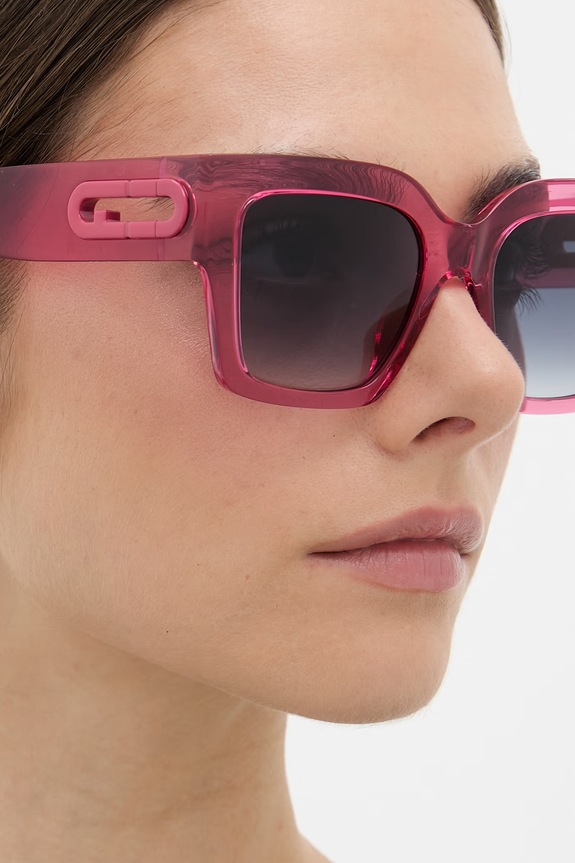 Akcesoria Furla okulary przeciwsłoneczne kocie oczy damskie WD00186.BX4473.4485S różowy