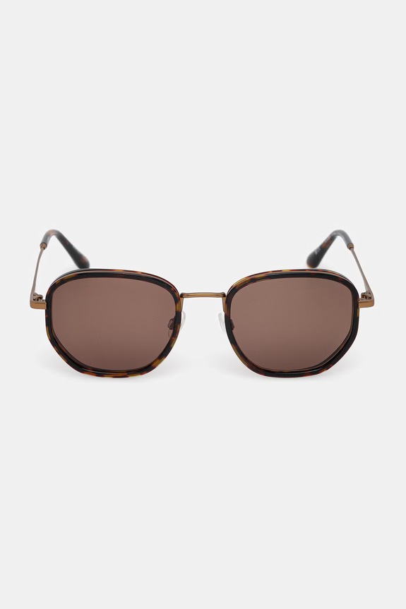 Akcesoria Barbour okulary damskie BAS.3077 brązowy