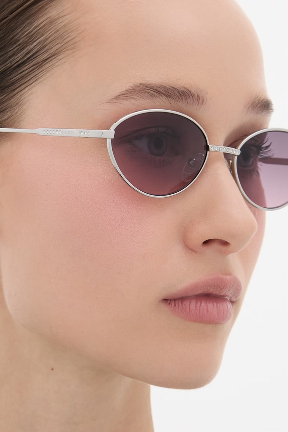 Guess okulary przeciwsłoneczne damskie GF00013.5410B srebrny