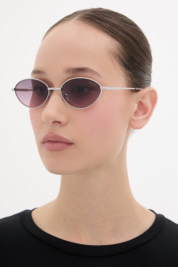 Akcesoria Guess okulary przeciwsłoneczne damskie GF00013.5410B srebrny