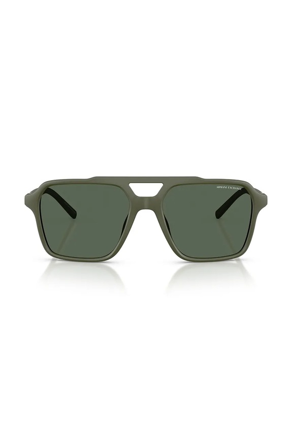 Armani Exchange sončna očala aviator moška 0AX4166SU zelena SS26