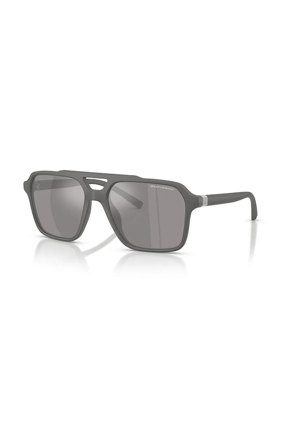 Armani Exchange sončna očala aviator moška 0AX4166SU siva SS26